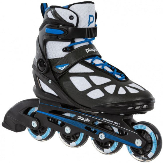 Playelife Inline Skates Black 80 Softboot 82a Svart størrelse 42