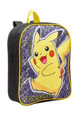 Pokémon Pikachu barns ryggsäck pojkar 31 x 25 cm 5l svartgul