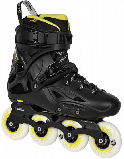 PowerSlide Inline Skates Imperial One 88A Hardboot Black Mt 43 44