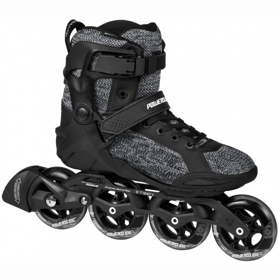 PowerDide Inline Skates Phuzion Radon Enzo 93A 83A Black Gréisst 42