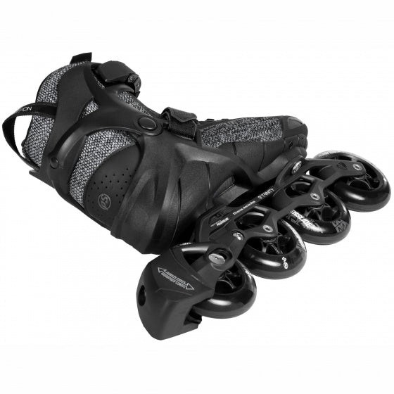 PowerDide Inline Skates Phuzion Radon Enzo 93A 83A Black Gréisst 42