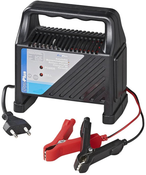 Proplus Batterie Ladegerät 12 Volt 6 Ampère 20+Ah Schwarz