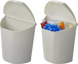 Bac de déchets de proplus avec couvercle 6 litres 29,5 cm gris clair