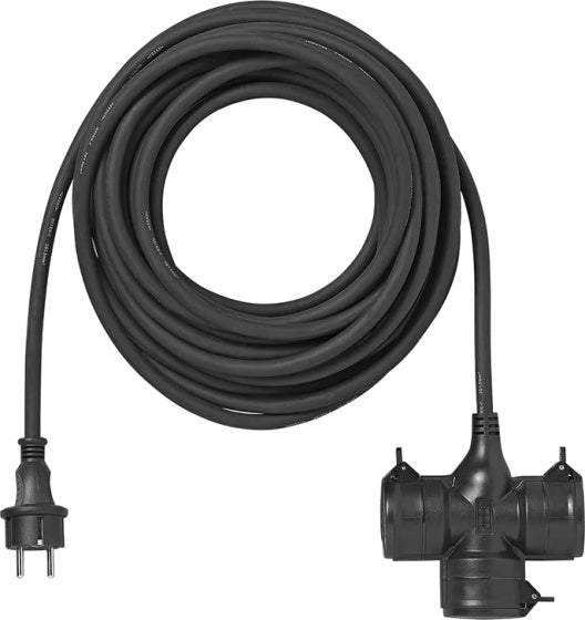 Prodlus prodlužovací kabel Schuko 3krát 10 metrů 3x1,5 mm² černá