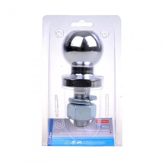 Proplus Towbar Bullet 50 mm Straight M22 v blistrovém stříbra