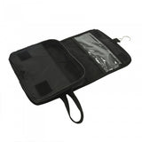 Sac de toilette pliable Proplus avec crochet suspendu 37,5 cm noir