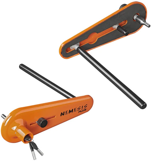 Fullstop Nemesis plus Wheel Clamp SCM pro Camper Oranje