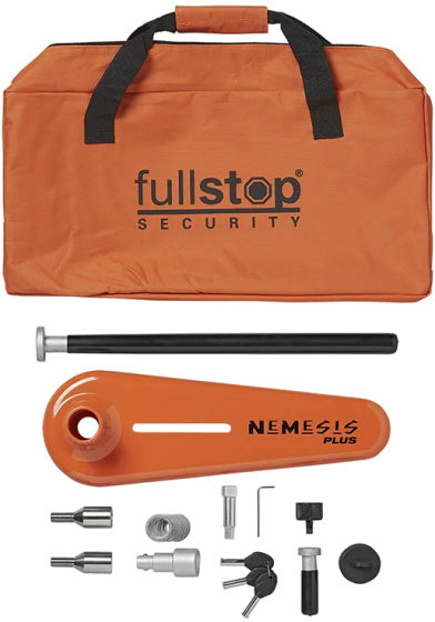 Fullstop Nemesis plus Wheel Clamp SCM pro Camper Oranje
