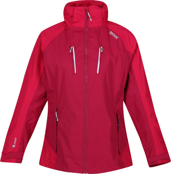 Regatta Caldale IV Rain giacca da pioggia signore di taglia rosa XS