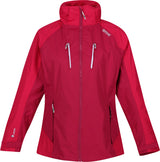 Regatta Caldale IV Rain giacca da pioggia signore di taglia rosa XS