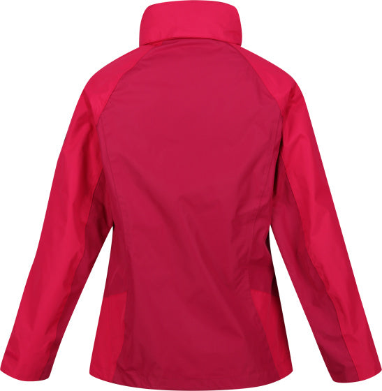 Regatta Caldale IV Rain giacca da pioggia signore di taglia rosa XS