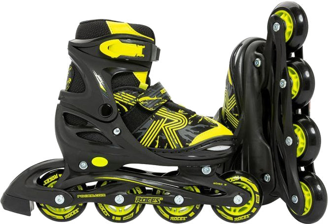 Roces Inline Skates Jokey 3.0 Softboat 82a Black Yellow Size 38-41