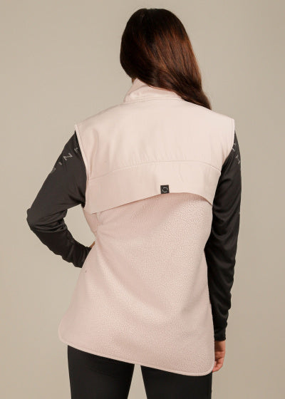 Röhnisch Bodywarmer Corrine Pile Ladies Polyester Soft pink MT XS