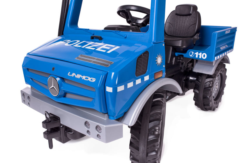 Rolly toys RollyUnimog Police Junior Blauw Zwart
