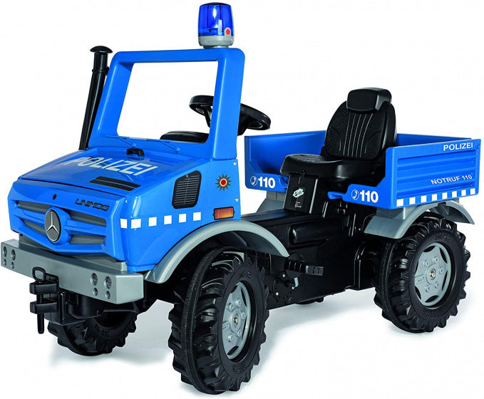 Rolly toys RollyUnimog Police Junior Blauw Zwart