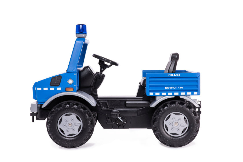 Rolly toys RollyUnimog Police Junior Blauw Zwart
