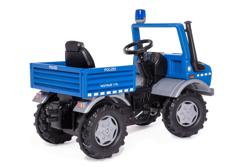 Rolly toys RollyUnimog Police Junior Blauw Zwart