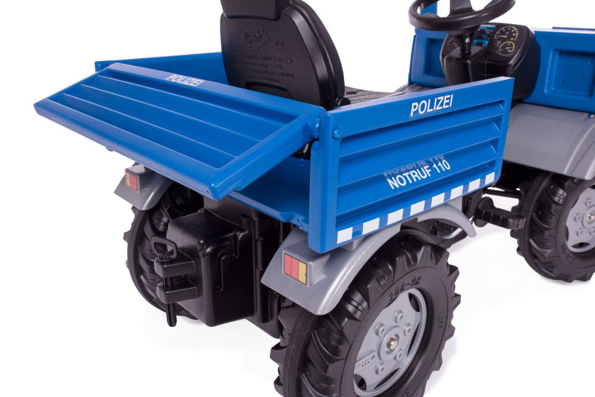 Rolly toys RollyUnimog Police Junior Blauw Zwart