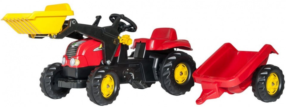 Rolly Toys Tractor Stair Rollykid x Junior Red