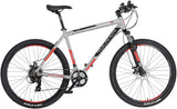 Rucanor Lux 27,5 cala 46 cm mężczyzn 21V mechaniczny hamulec tarczowy srebrny czerwony