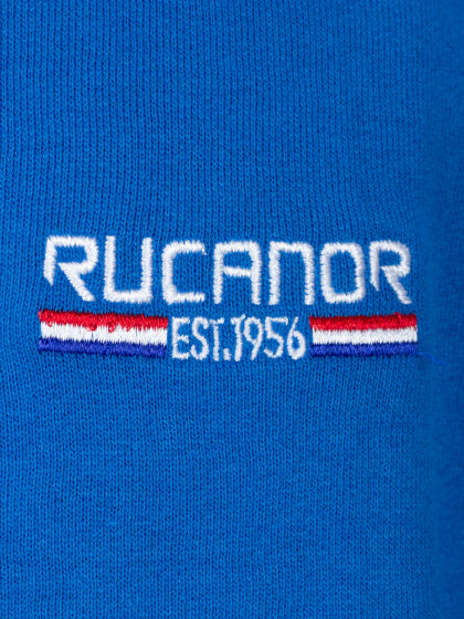 Rucanor Sky Sweatvest Hooded Unbrushed Men Blue Size XXL