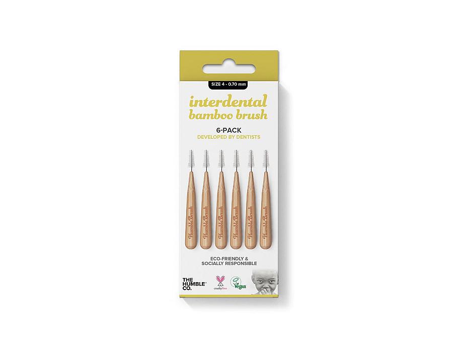 The Humble Co. Brosse interdentaire 6 st jaune 0,70 mm