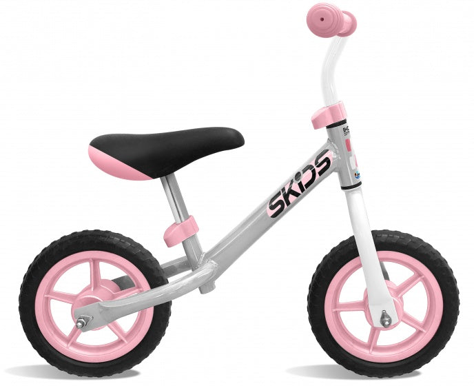 Skids kontrol 10 tommer junior grå lyserød