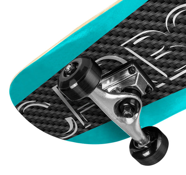 Skids Control Skids Kontroll Skateboard Carbone schwaarz blo wäiss