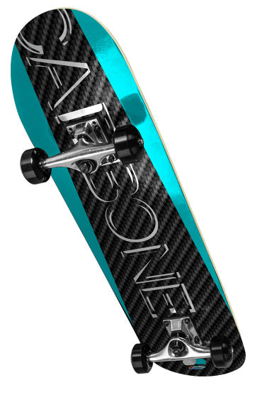 Skids Control Skids Kontroll Skateboard Carbone schwaarz blo wäiss