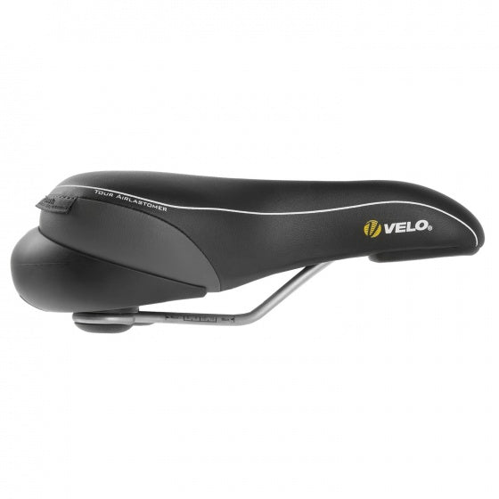 Velo Sadel Tour Airlastomer Black