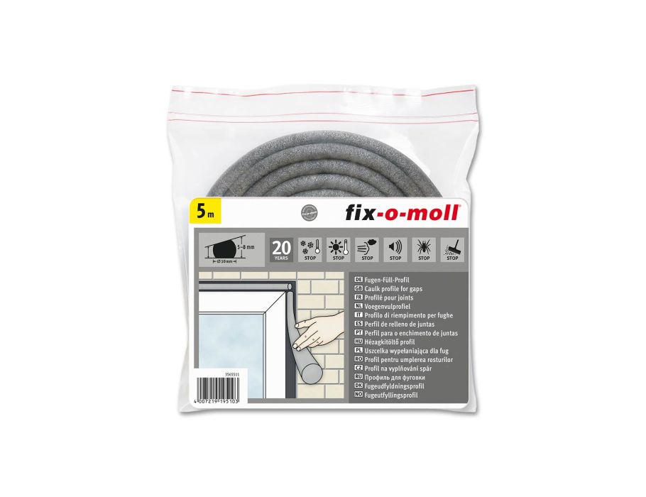 Fix-O-Moll Aggiungi riempimento Profilo di riempimento 10 mm 5 metri