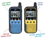 Vtech Walkie talkie KidiTalkie 27,9 cm blauw geel 2 stuks
