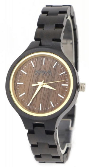 Wave Hawaii Watch Citizen Miyota Ladies 3,5 cm leseno rjava črna