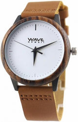 Wave Hawaii Watch Zebra Ladies 4 cm Leseno usnjeno rjavo